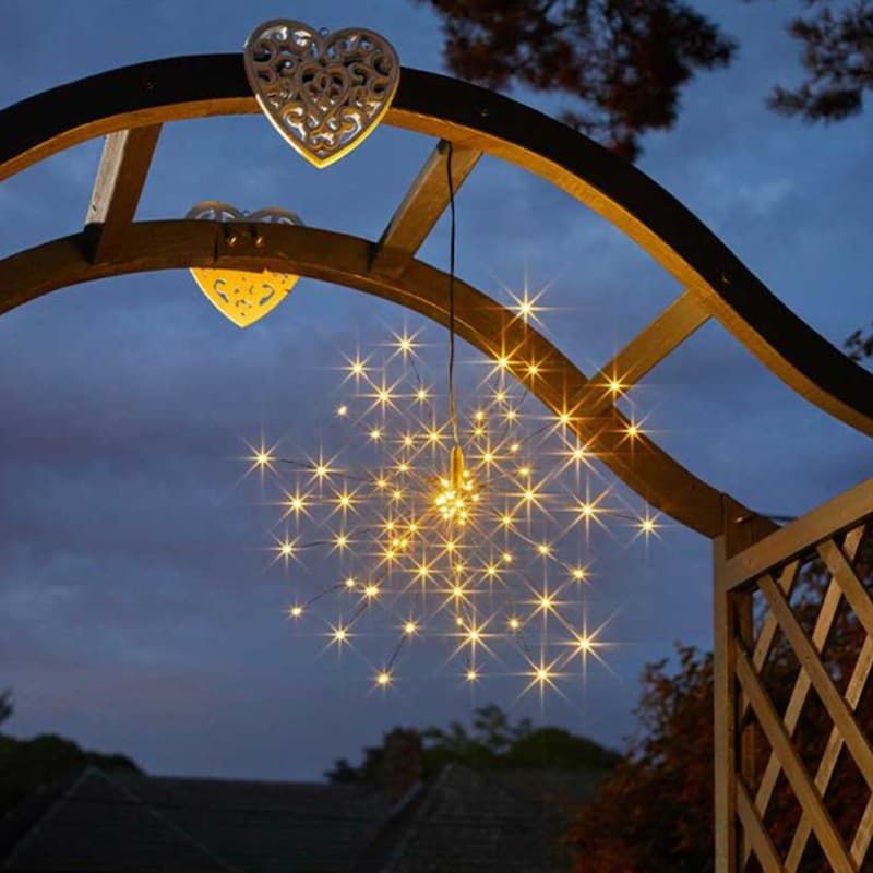 Starburst Pendant Solar Light