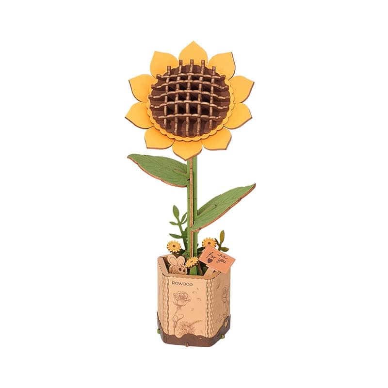 Sunflower Wooden Model Kit