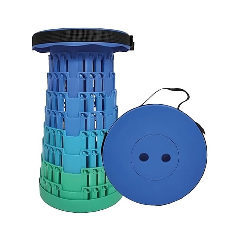 Telescopic Stool Blue/Green