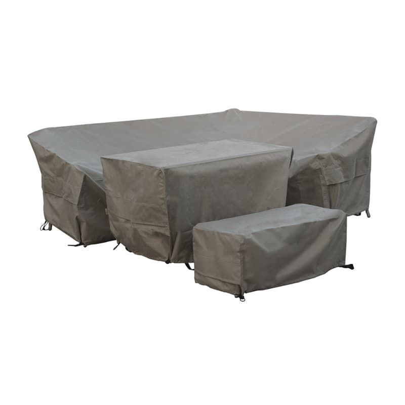 Tetbury L-Shape Sofa Set Cover Khaki