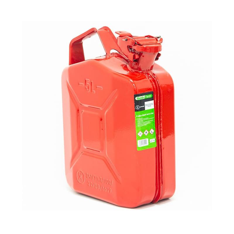 The Handy Red Steel Jerry Can - 5 Litre