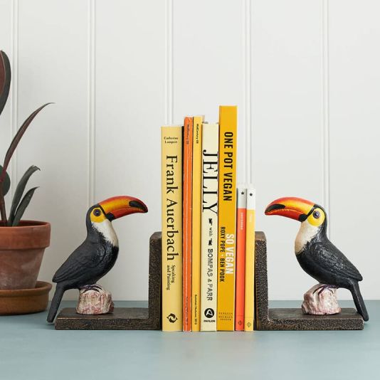 Toucan Bookends