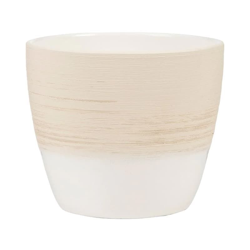 Vanilla Cream Cover Pot - 11cm