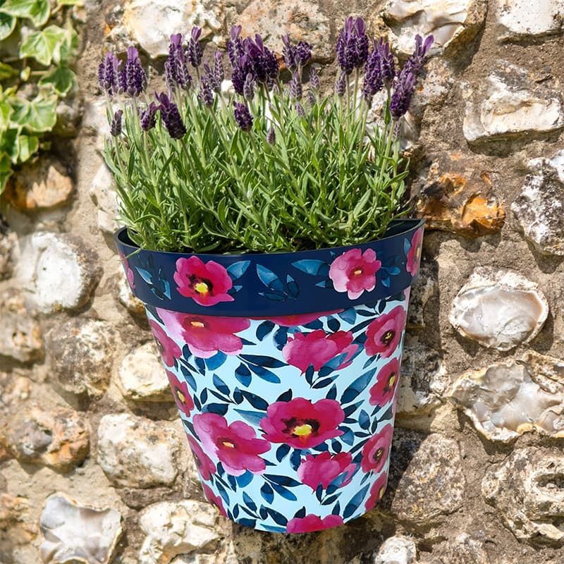 Wall Pot Pink Poppies