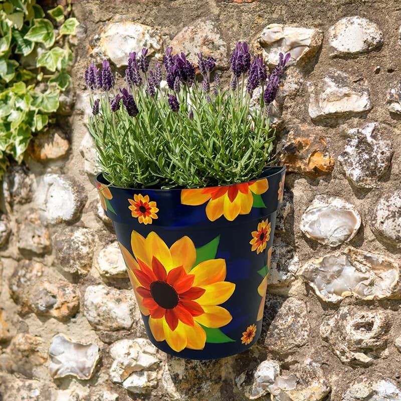 Wall Pot Sunflower