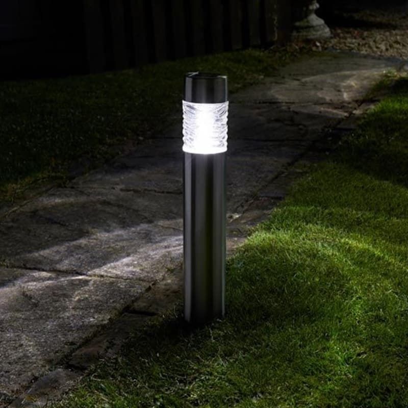 Wave Bollard Solar Stake Light