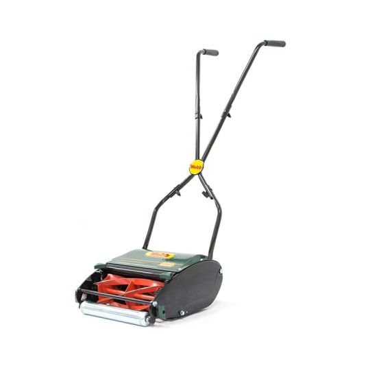 Webb 30cm Hand Push Cylinder Lawn Mower with Roller