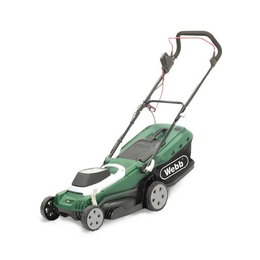 Webb Supreme 37cm Electric Lawnmower with Rear Roller