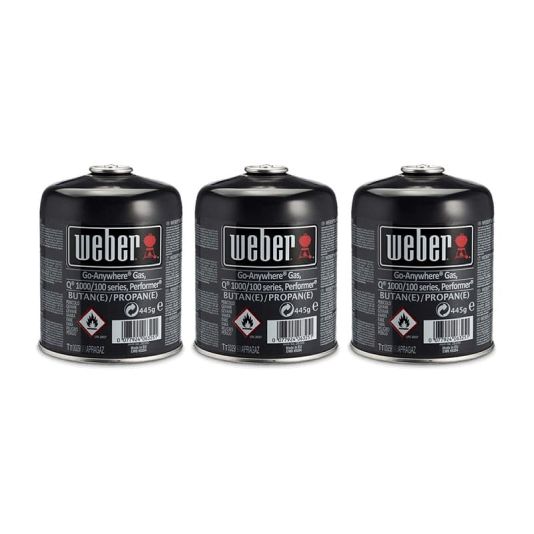 Weber Pack of Three Gas Canisters