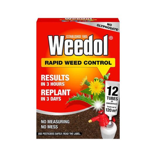 Weedol Rapid Weed Control Concentrate 12 Tubes