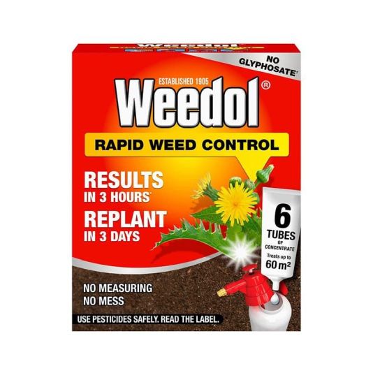 Weedol Rapid Weed Control Concentrate 6 Tubes