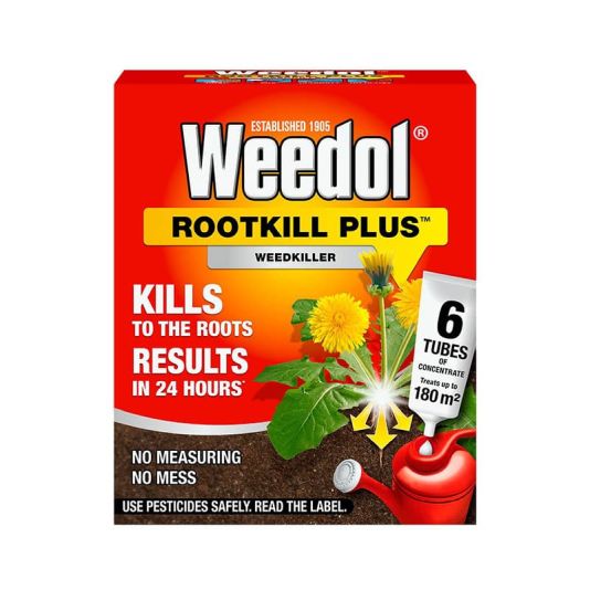 Weedol Rootkill Plus Weedkiller Concentrate 6 Tubes