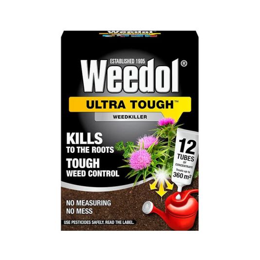 Weedol Ultra Tough Weedkiller Concentrate 12 Tubes