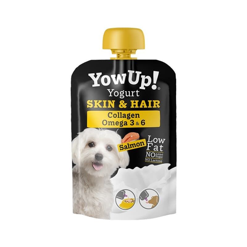 YowUp! Dog Skin & Hair Salmon Yoghurt Pouch 115g