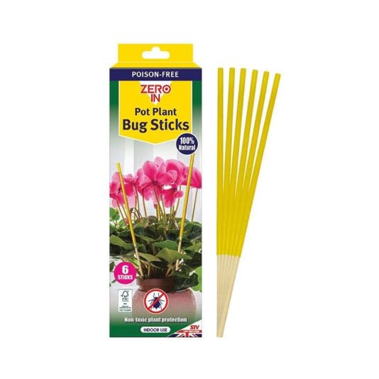 Zero In Pot Plant Bug Sticks Pack of Six