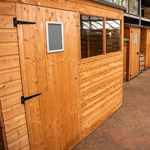 Garden sheds in a wide range of sizes
